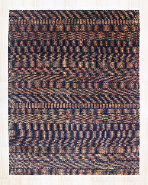 8 X 10 ft Brown Color Rug Indian Hand Knotted Contemporary Style Indoor Bedroom Area Rug #LivingRug Home Decor - 100%HANDMADERUG